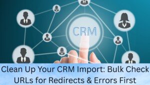 Clean Up Your CRM Import: Bulk Check URLs for Redirects & Errors First